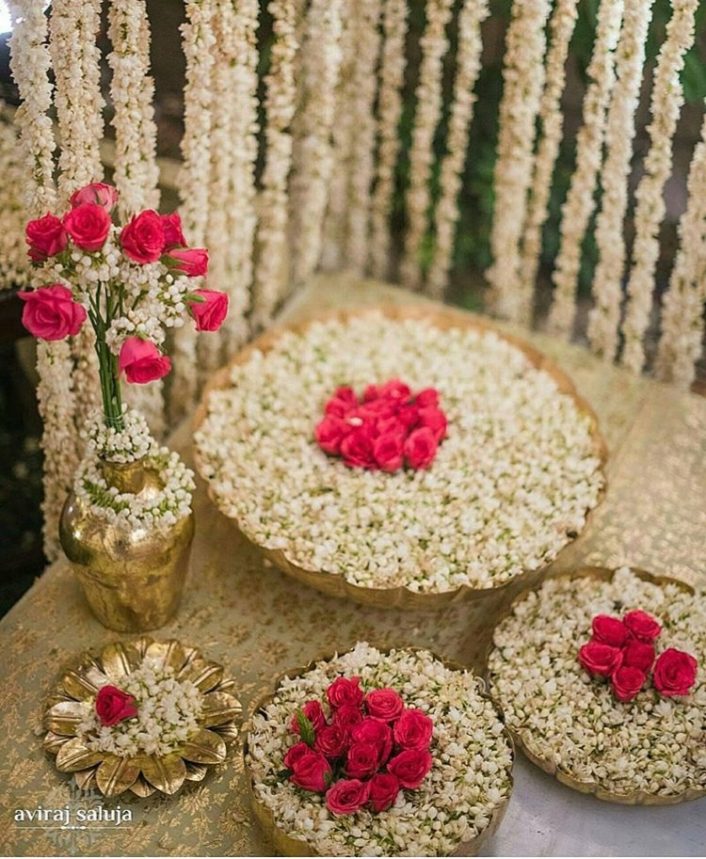 all the coolest ways you can use mogra in your wedding decor