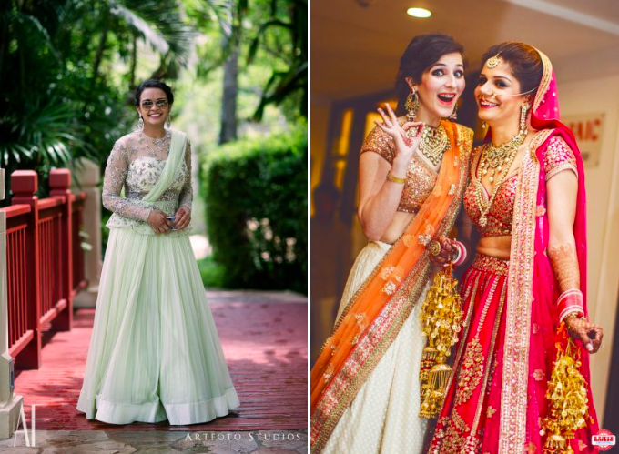 lehengas for bridesmaid
