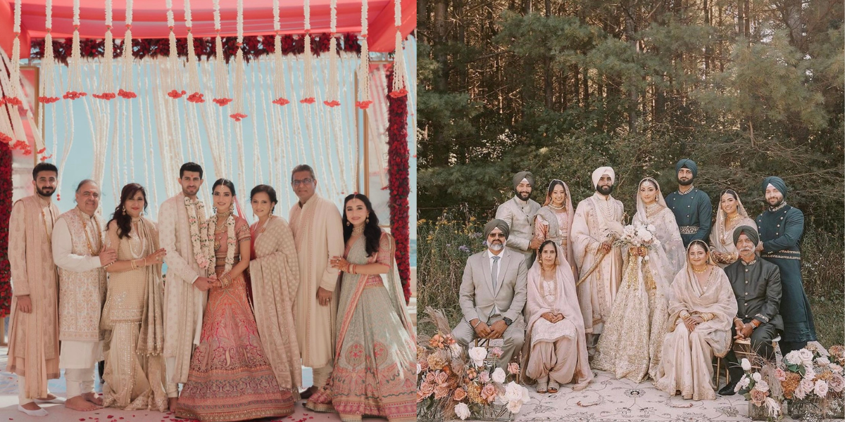 Families Who Coordinated Their Outfits To Perfection For The Big Day! | WedMeGood Families Who Coordinated Their Outfits To Perfection For The Big Day! | WedMeGood
