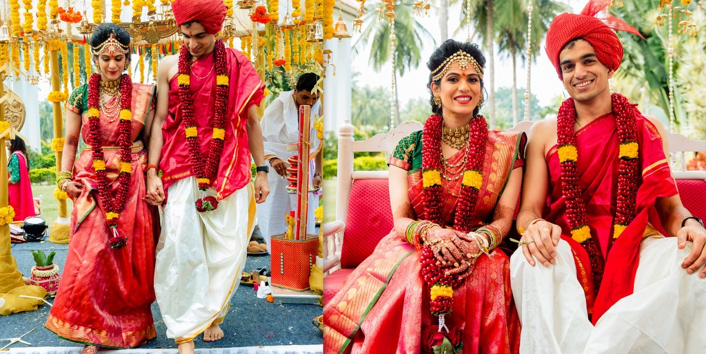 A Stunning Bangalore Wedding With A Bride In Kanjeevaram