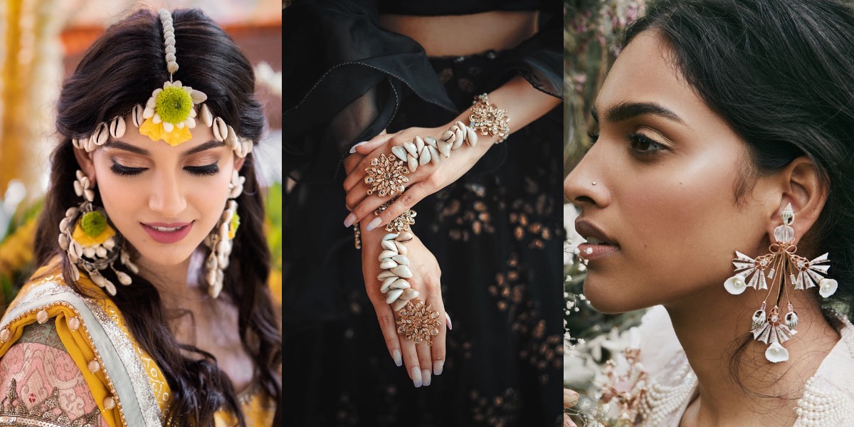 Seashell Jewellery For The Mehendi 