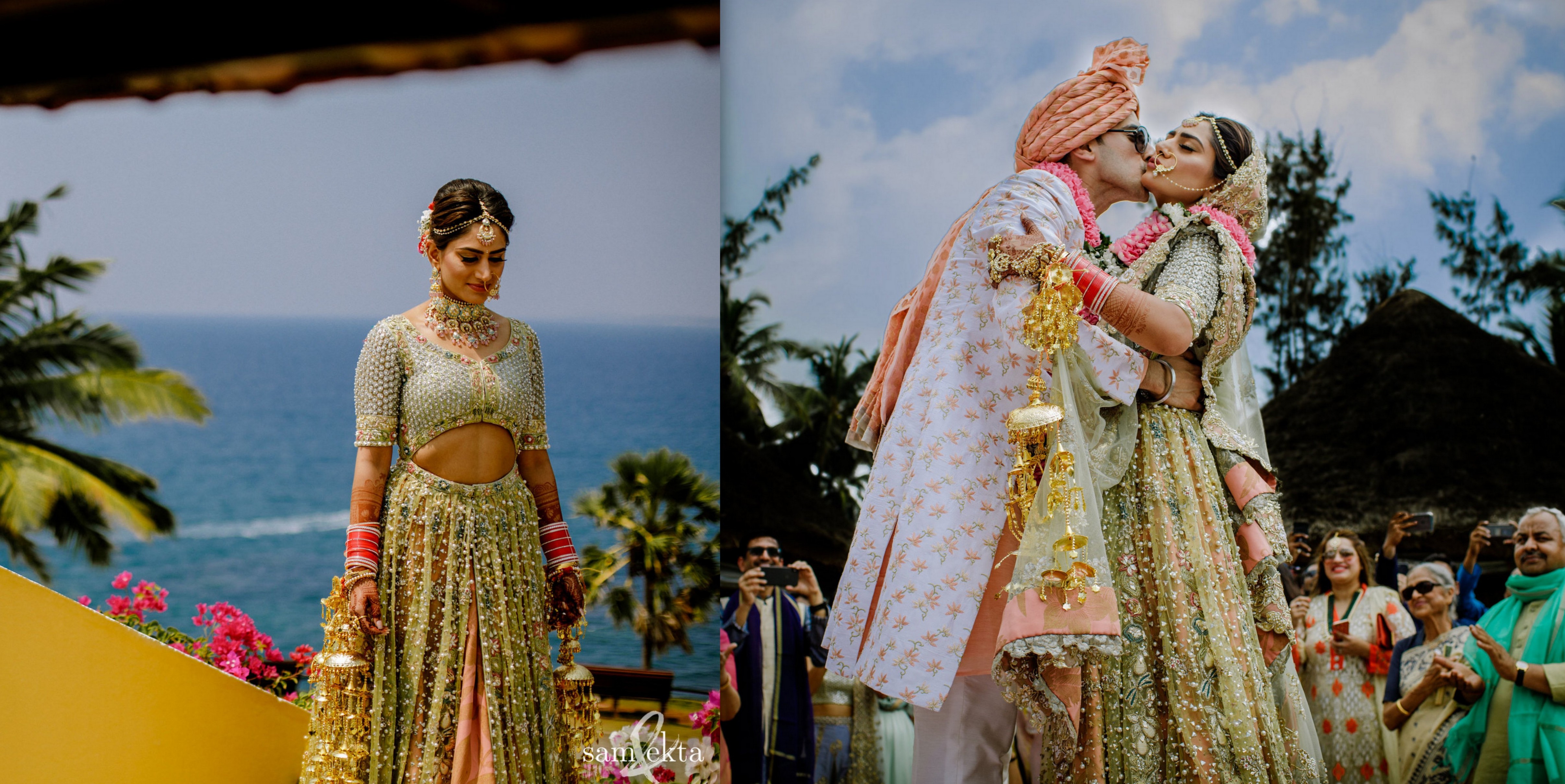 beach wedding lehenga