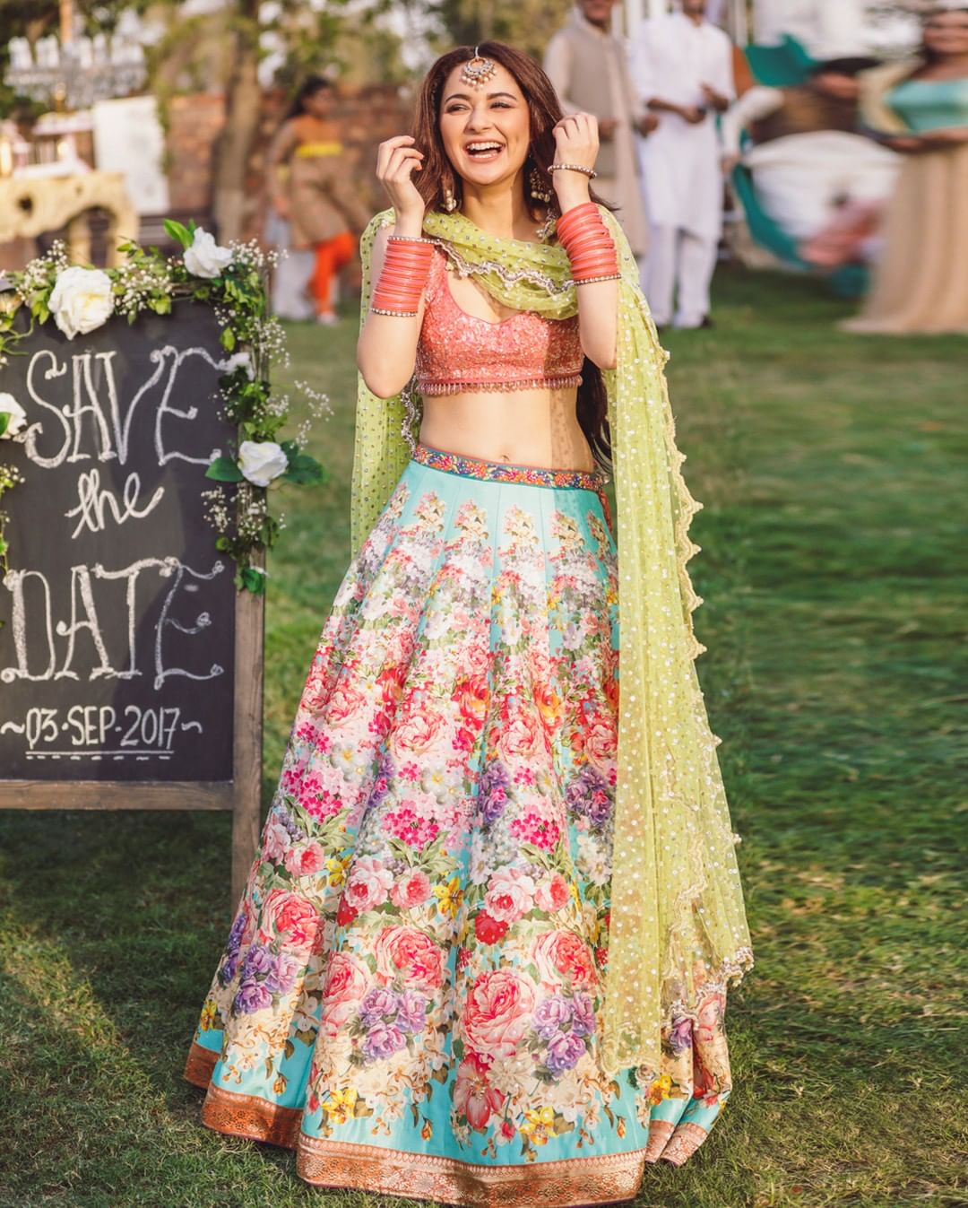 25+ Printed Lehengas That Have Our Heart! WedMeGood