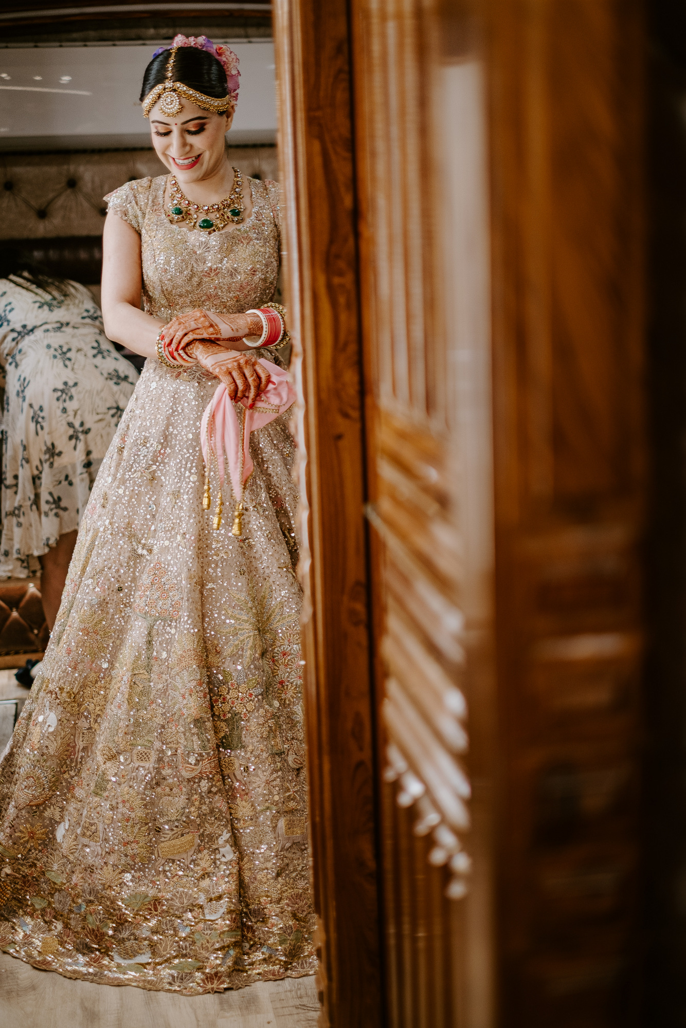 Chandigarh Wedding With An Offbeat Mehendi Lehenga WedMeGood