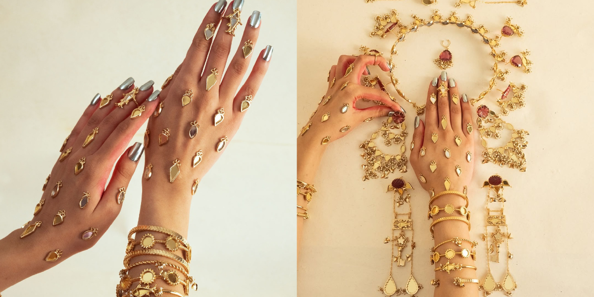 NewTrendAlert This Bejewelled Mehendi is the Prettiest Wedding Trend